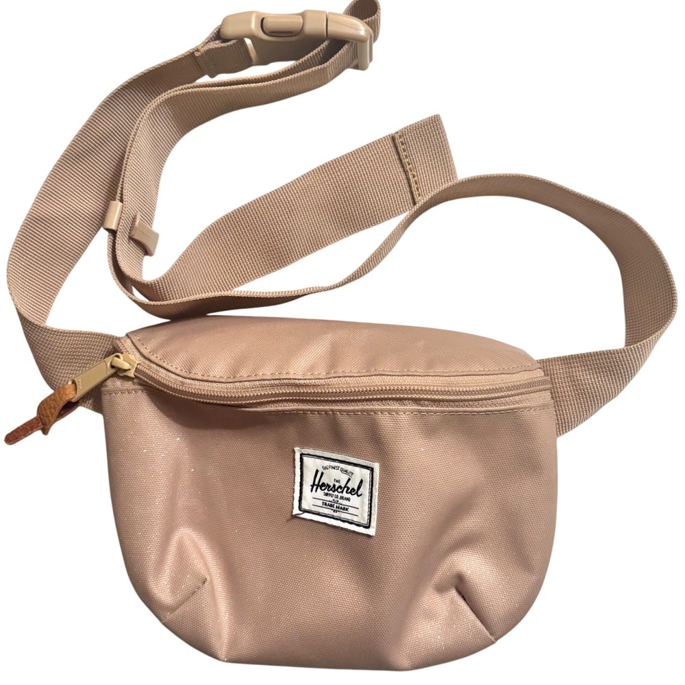 *FREE* with POP-Up Purchase! NWOT‎ Herschel Supply Rose Gold Glitter Fanny Pack